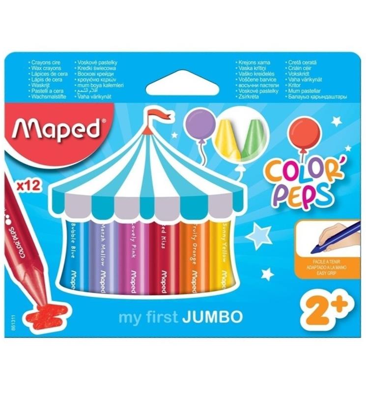 CRAYON MAPED MAXI x 12 u.