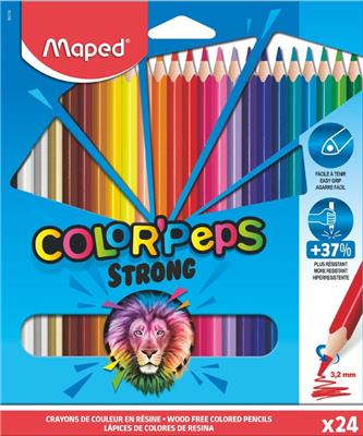 LAPICES MAPED STRONG x 24 u.