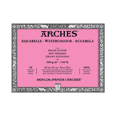 BLOCK ARCHES 23 x 31 cm. en 300 g. Grano Satinado