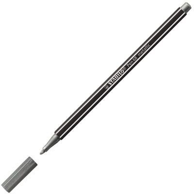 MARCADOR PEN 68 METAL PLATA