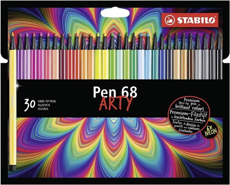 MARCADOR PEN 68 CAJA x 30 u. Arty