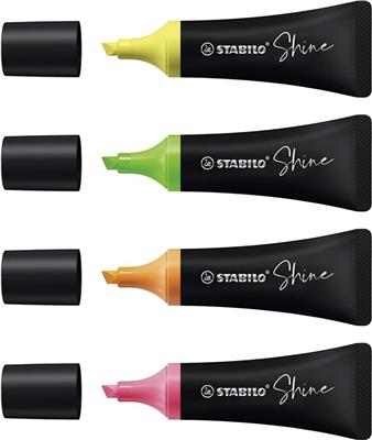 RESALTADOR SHINE x 4 Colores