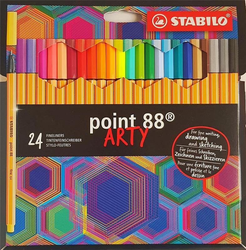 MARCADOR POINT 88 CAJA x 24 u. Arty