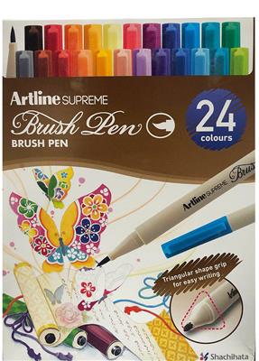 MARCADOR ARTLINE BRUSH PEN x 24 u.