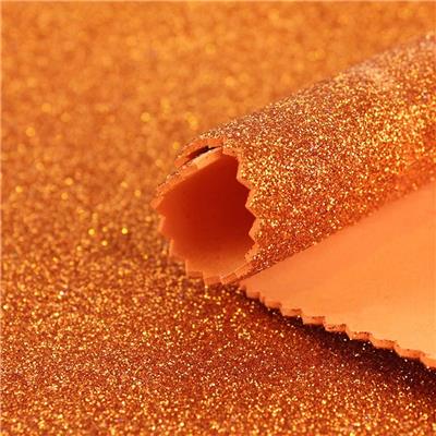 GOMA EVA GLITTER Naranja