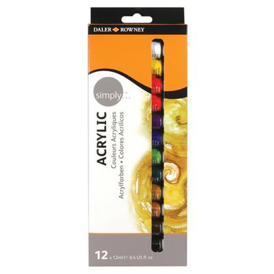 ACRILICOS DALER ROWNEY SEY x 12 u.