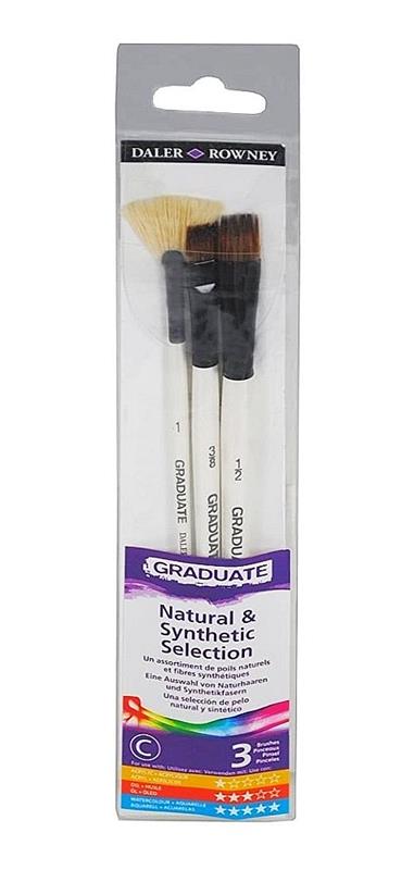 PINCEL GRADUATE x 3 Bristle Set