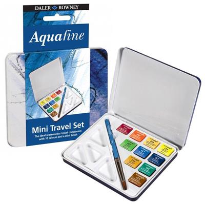 ACUARELA DALER ROWNEY SET de VIAJE x 10 u.