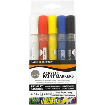 MARCADOR ACRILICO DALER ROWNEY x 5 u.