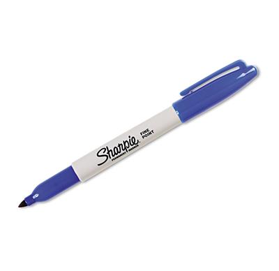 MARCADOR SHARPIE FINO AZUL