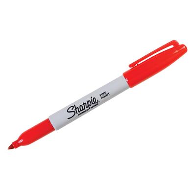 MARCADOR SHARPIE FINO ROJO