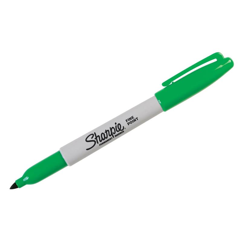 MARCADOR SHARPIE FINO VERDE