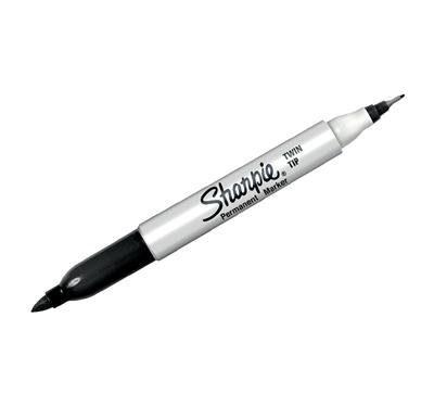 MARCADOR SHARPIE TWIN NEGRO