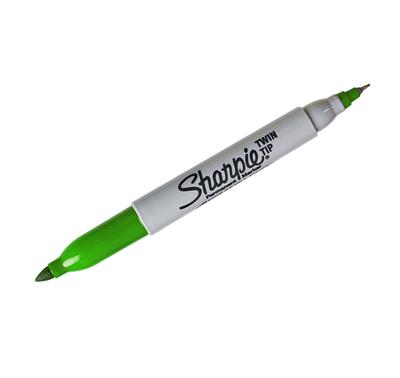 MARCADOR SHARPIE TWIN VERDE