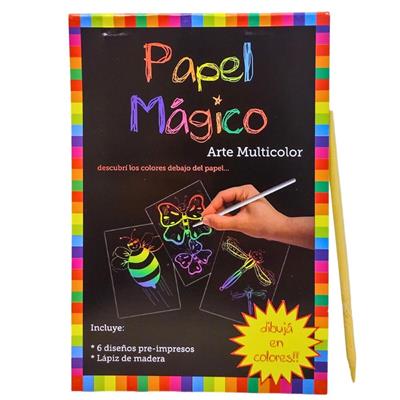 PAPEL MAGICO 10 x 18 cm. Pre impreso