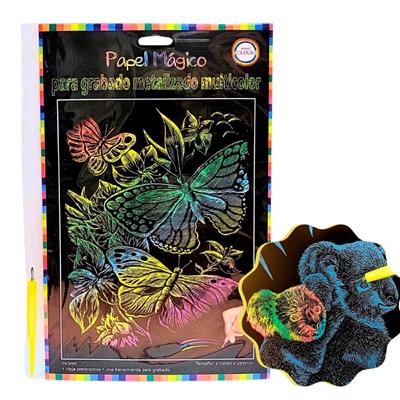 PAPEL MAGICO A4 METALIZADO