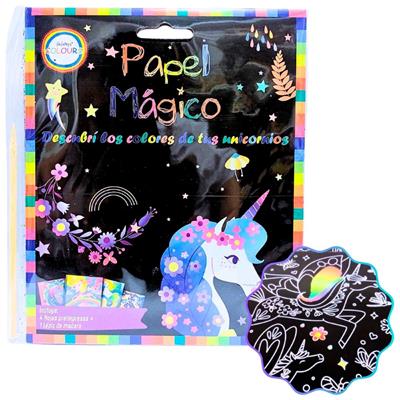 PAPEL MAGICO 18 x 18 cm. Pre impreso