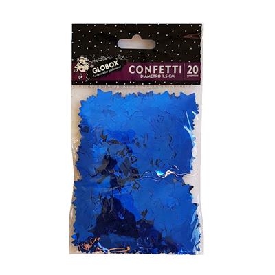 CONFETTI PARA GLOBOS x 20 g. Estrella Azul