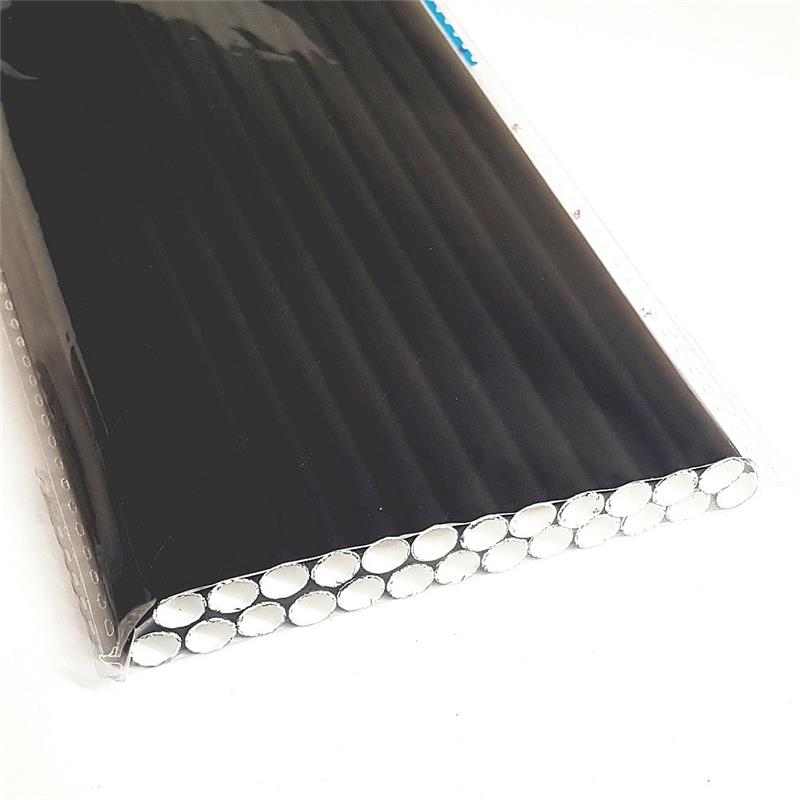 SORBETE POLIPAPEL x 25 u. NEGRO Liso