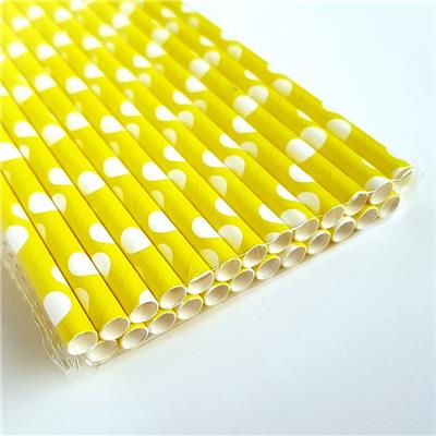 SORBETE POLIPAPEL x 25 u. LUNAR Amarillo