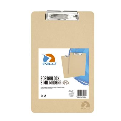 PORTA BLOCK OFICIO MADERA