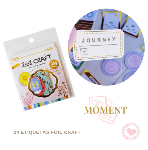 STICKERS IBI CRAFT Moments x 24 u.