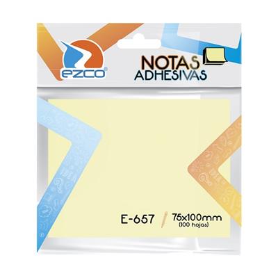 NOTA ADHESIVA 75x100 mm. 100 h. Am.