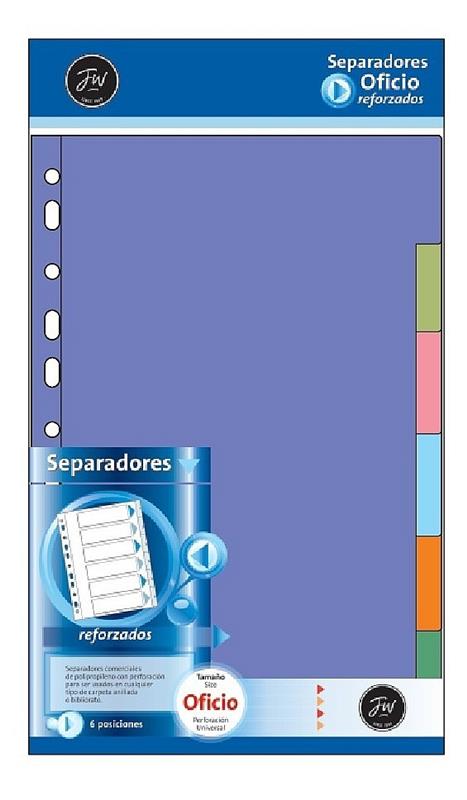 SEPARADOR CARPETA Of. PLASTICO