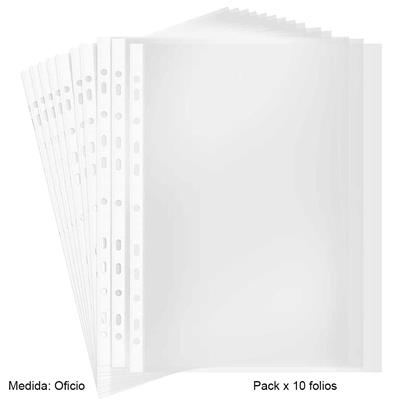 FOLIO OFICIO REFORZADO x 10 u.