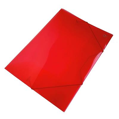 CARPETA SOL. y ELAST PLASTICA Of. Roja