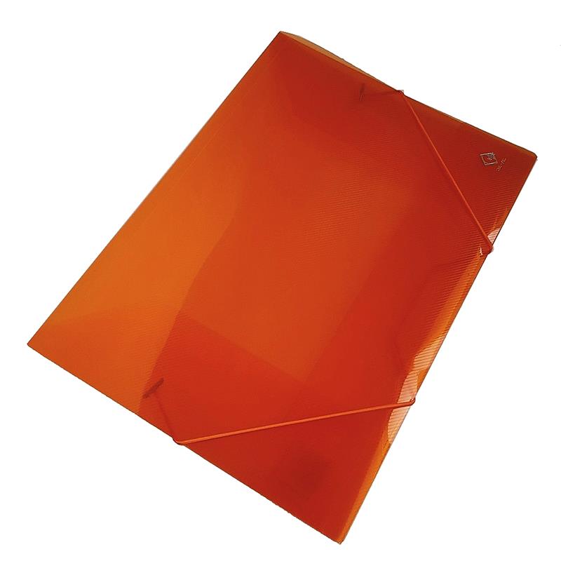 CARPETA SOL. y ELAST PLASTICA Of. Naranja.