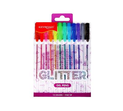 ROLLER KEYROAD GEL GLITTER x 12 u.
