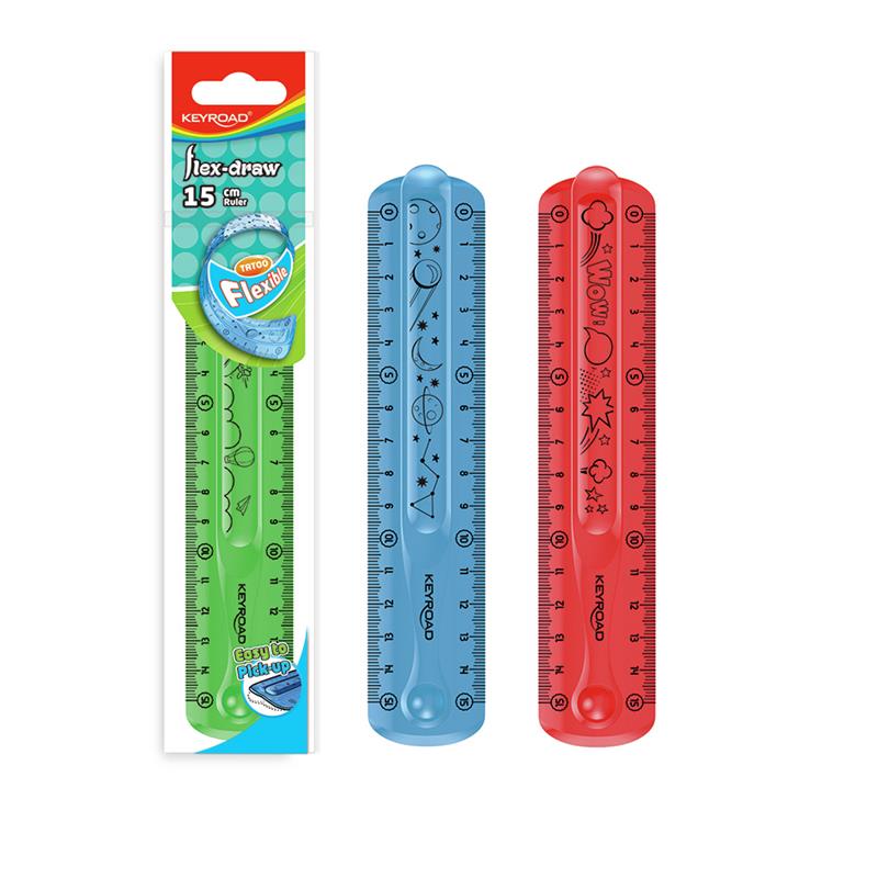 REGLA KEYROAD 15 cm. FLEXIBLE
