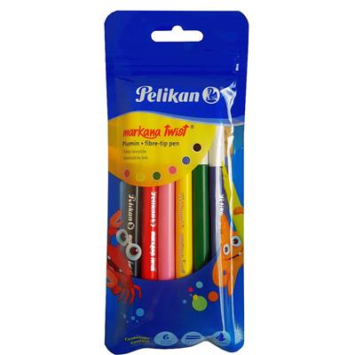 MARCADOR PELIKAN MARKANA TWIST x  6 u.