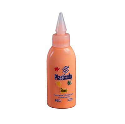 PLASTICOLA FLUO x 35 g. Naranja