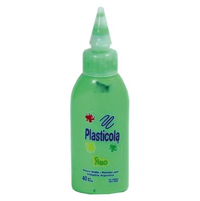 PLASTICOLA FLUO x 35 g. Verde