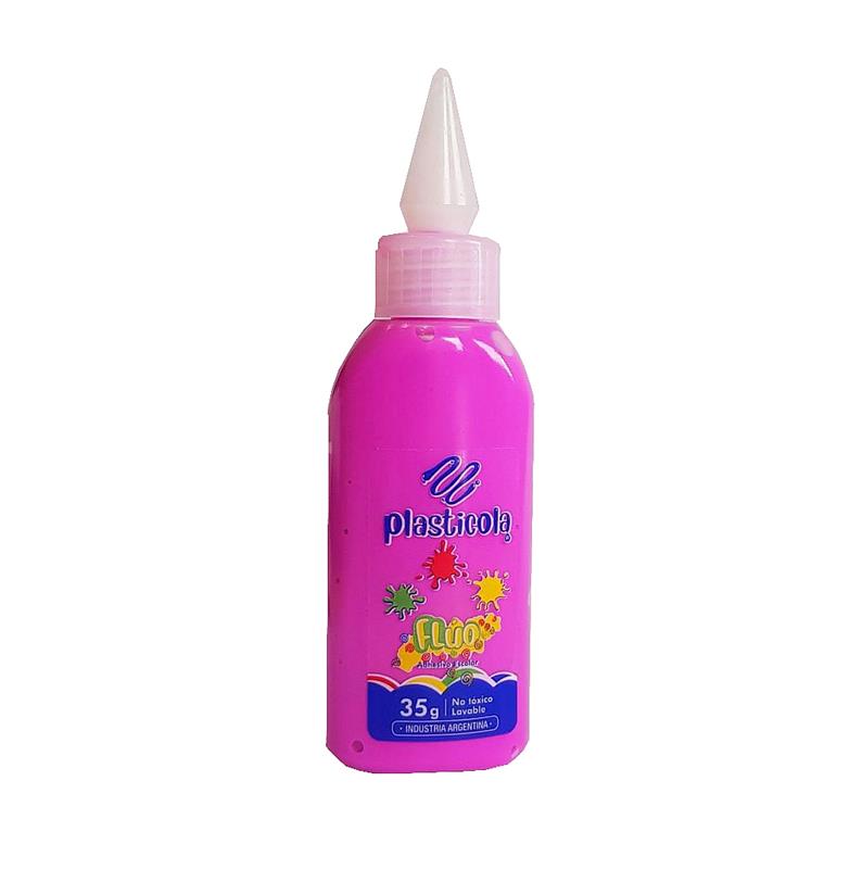 PLASTICOLA FLUO x 35 g. Violeta