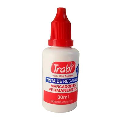TINTA PARA MARCADOR PERMANENTE x 30 cc. Roja