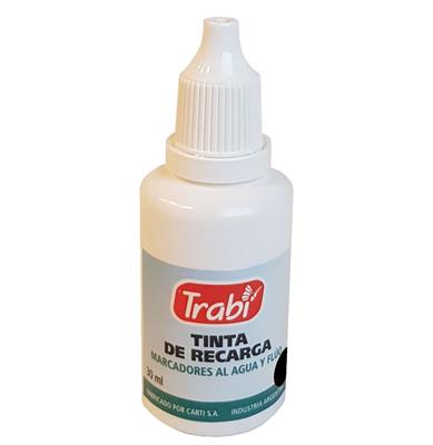 TINTA PARA MARCADOR AL AGUA x 30 cc. Negra