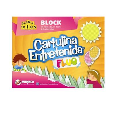 BLOCK DIBUJO ENTRETENIDA FLUO