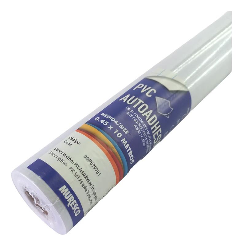 PAPEL ADHESIVO TRANSPARENTE x 10 m.