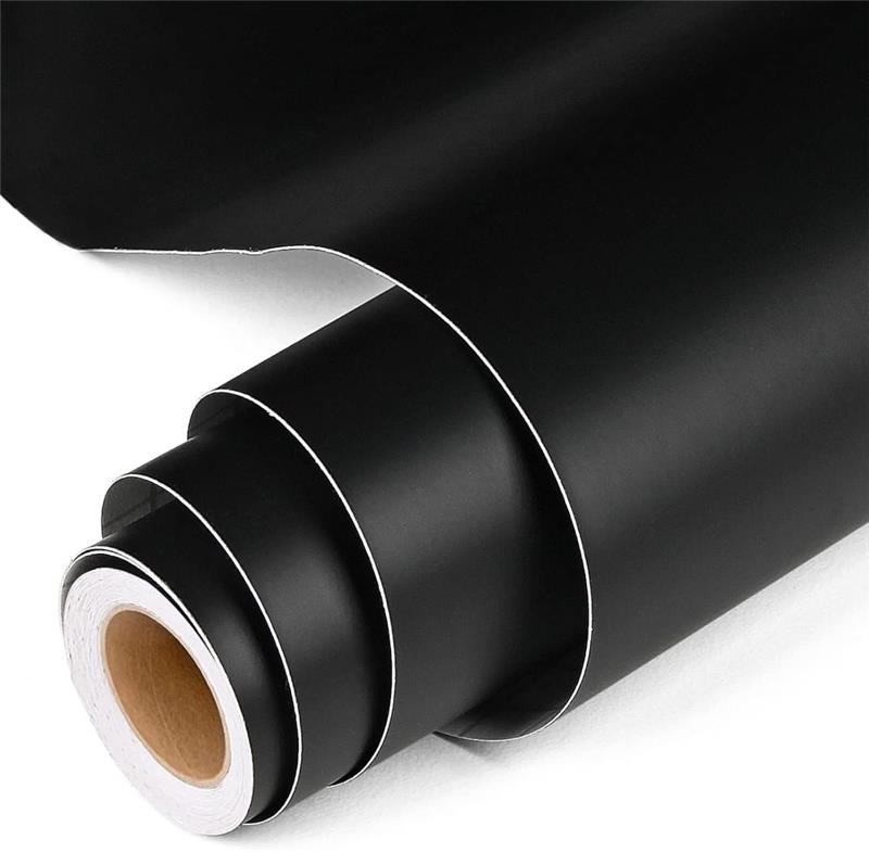 PAPEL ADHESIVO LISO x 10 m. Negro