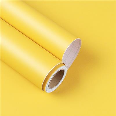 PAPEL ADHESIVO LISO x 10 m. Amarillo