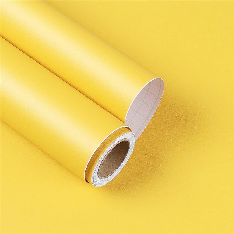 PAPEL ADHESIVO LISO x 10 m. Amarillo
