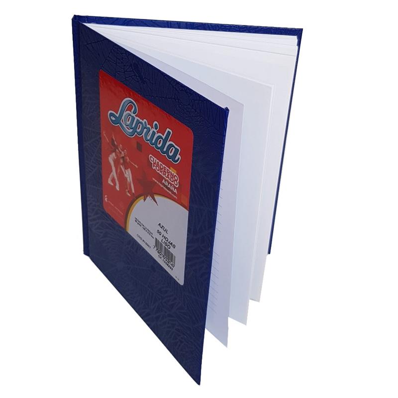 CUADERNO 16x21 LISO x 50 h.  Azul