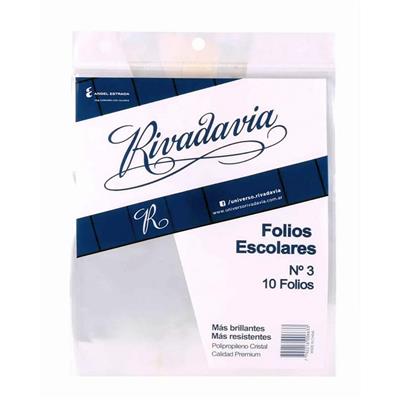 FOLIO Nº 3 RIVADAVIA x 10 u.