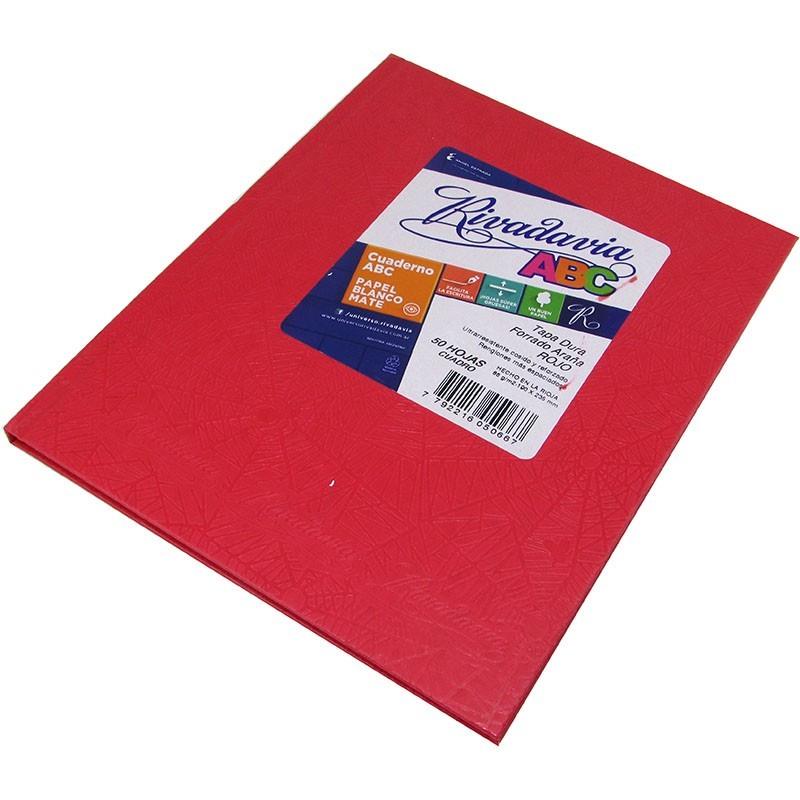 CUADERNO 19x23 ABC Rayado Rojo. x 50 h.