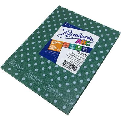 CUADERNO 19x23 = ABC LUNAR Verde x 50 h.