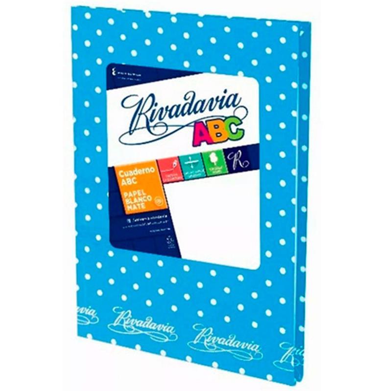 CUADERNO 19x23 = ABC LUNAR Celeste x 50 h.