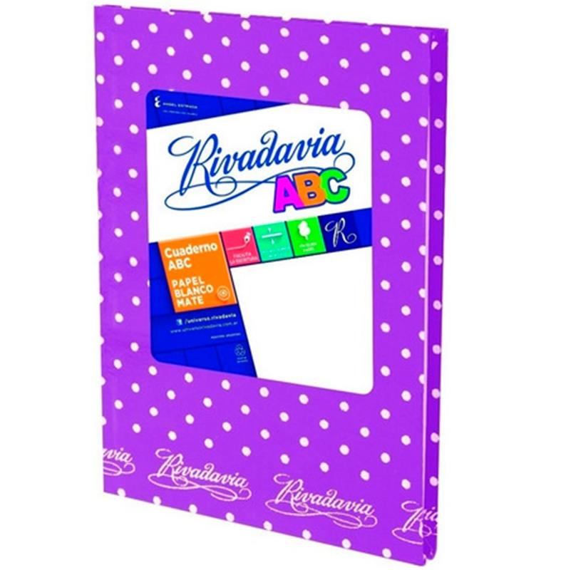 CUADERNO 19x23 = ABC LUNAR Li. x 50 h. RIVADAVIA